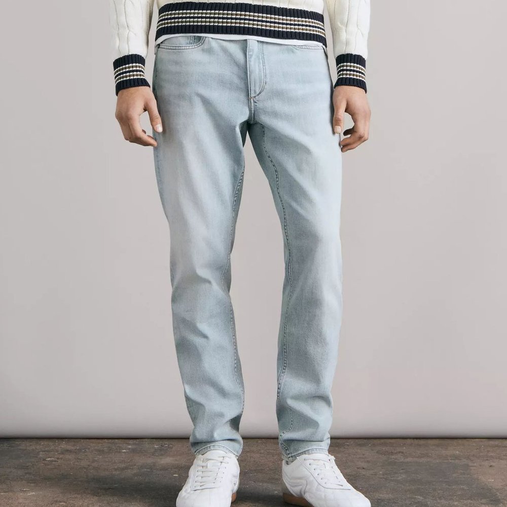 rag & bone Men's Fit 3 Athletic Fit Light Indigo Authentic Stretch Jean 28X32